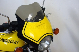 štítek maskam UNI, GFK na Kawasaki Zephyr 1100