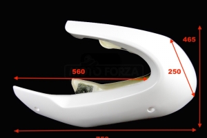 Ducati Paul smart - Polokapotáž GFK  - rozměry