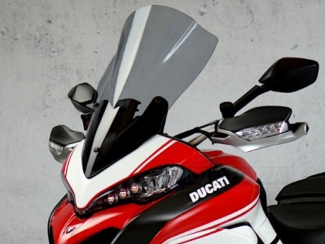  Ducati Multistrada 1200 2015-2017 Plexi touring -ukázka  lehký kouř