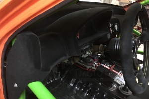 Honda CRX Palubní přístrojová deska Racing GFK-sklolaminát a poflokování