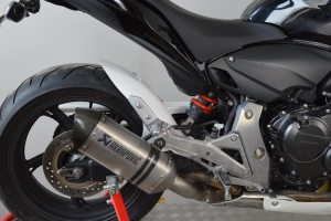 ukázka na motocyklu - Honda CB 600F Hornet 2007-2015 zadní blatník s krytem řetězu, GFK 