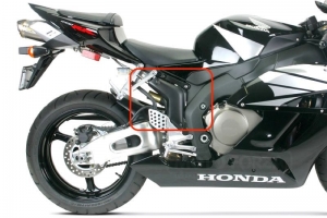 Honda CBR 100RR 2004-2007 Kryt výfuku