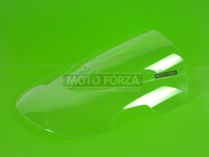 Plexi Racing Dvojí bublina - pro vrchní díl Motoforza RC45. - vyřezané - čiré