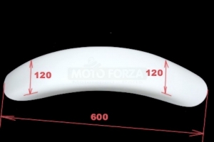 Zadní blatník Moto-Cross verze 2 GFK - rozměry