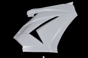  Boční díl Pravý GFK-sklolaminát, Kawasaki ZX250 2008-2012
