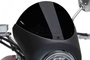 UNI Polokapotáž CAFE RACER RETRO - SET - BMW R NINE T 2014-2020 černé Plexi