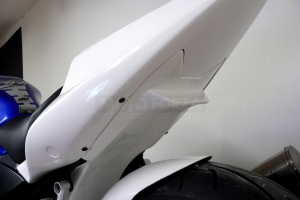 Parts on the bike - seat and seatundertray FINE