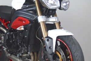 Štítek-maska s plexi TOURING -SET- Triumph 1050 Speed Triple 11-15/ Street Triple 13-16 - GFK -probarvený černý - na moto