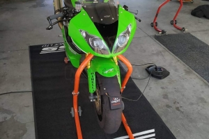 Samolepky nálepky světlometů Kawasaki ZX6R 2009-2012-2013- Supersport design - jedná se o skutečné foto samolepek