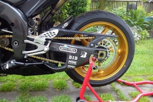 Swing arm cover - Carbon in bike