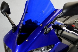 Yamaha YZF 125R 2008-2013  Plexi - Racing (dvojbublina) - ukázka barevné modré