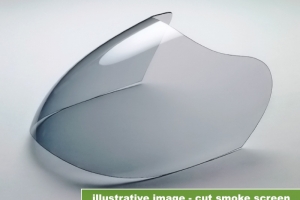 Plexi Motoforza - ilustrativní foto - vyřezané lehce kouřové plexi